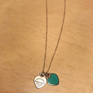Mini Double Heart Tag Pendant